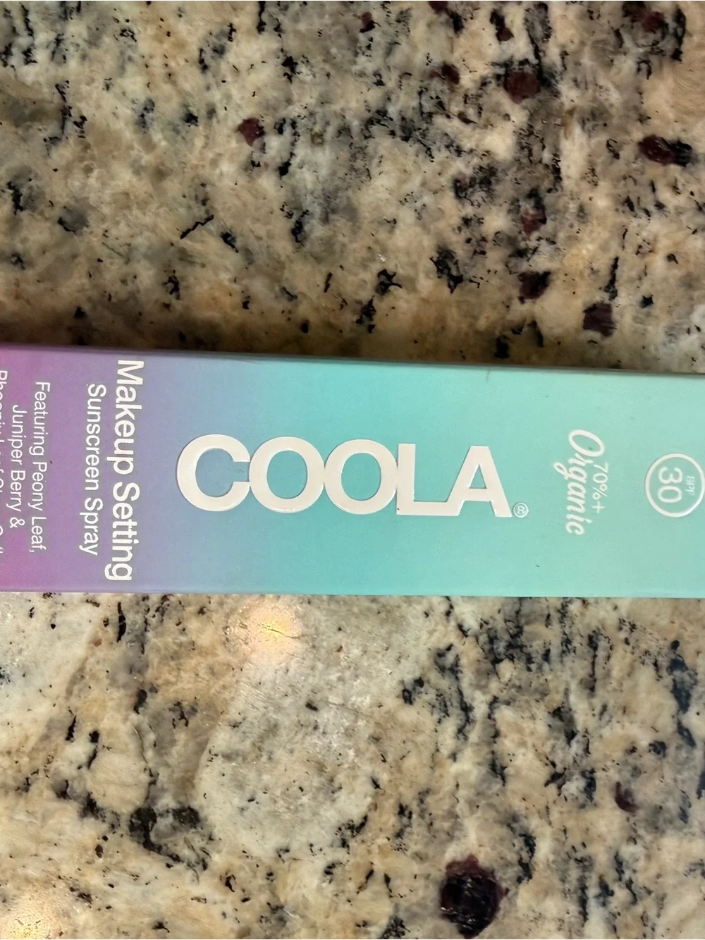 NIB- COOLA Makeup Setting Sunscreen Spray SPF 30 - never used